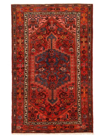 Handknuten Orientalisk Hamadan Matta 135X215