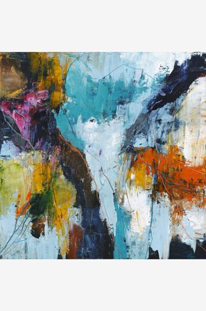 Malerifabrikken - Taulu Authentic 1 - Monivärinen - Taulut - 100X100 - - Homeroom