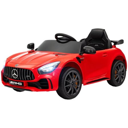 Rootz Mercedes-Benz AMG GTR El-bil til børn - Ride-On for børn - Ride-On med fjernbetjening - Sikker og sjov - 108L x 67W x 46H cm