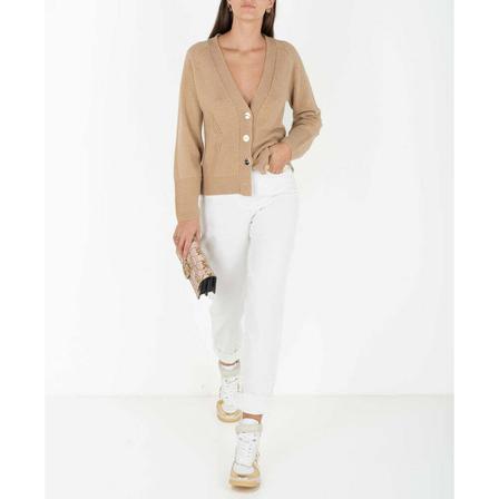 Nenette, Cashmere Knitwear Bruin, Dames, Maat:M