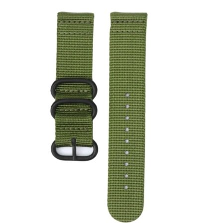 För Suunto 7 Tre-rings stålspänne Nylon watch