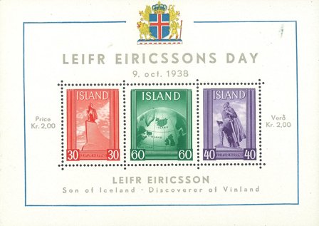 Island 1938 - AFA 199-201 - Postfrisk miniark