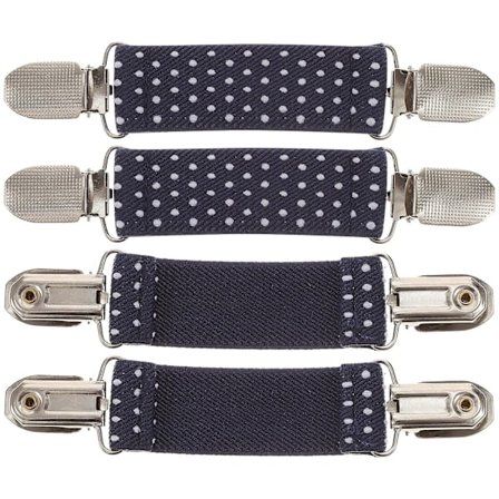 4-pak Vanter Clips til Børn - Vinter Vanter Holdere - Skridsikre Clips