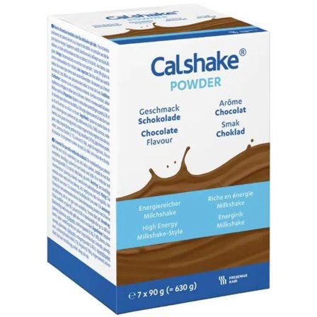 Calshake energipulver sjokolade 7x90 g