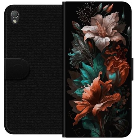 Kompatibel Tegnebogsetui til Sony Sony Xperia Z3 Blomster