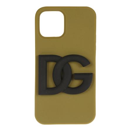 Dolce & Gabbana, Rubber i Phone 12 Pro Cover Groen, Heren, Maat:ONE Size