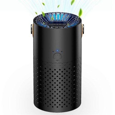 Mini Bærbar Luftrenser, HEPA Luftrenser Til Hjemmet Med USB-Kabel Til Hjem, Soveværelse, Kontor, Luftrenser Til Bil