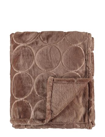 Blanket Vidar Home Textiles Cushions & Blankets Blankets & Throws Brun Noble House