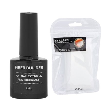 Nagelförlängning Fiberglas Gel Snabb Förlängning Formning Glasfiber Manikyrverktyg 20st Nagelförlängning Fiberglas+Fiberglas Gel