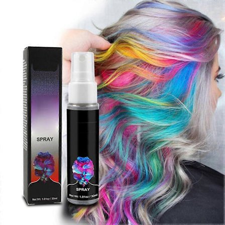 Engangs rask midlertidig hårfargesprayvoks - 30 ml for Halloween-fest