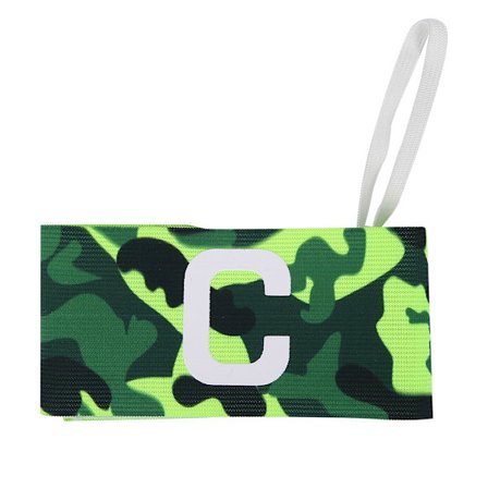 Holdbare Nylon Udendørs Hold Sport Grupper Fodbold Armbind Justerbare Spillerbånd Grøn