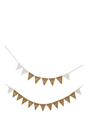 Garland - Christmas German Brown Fabelab