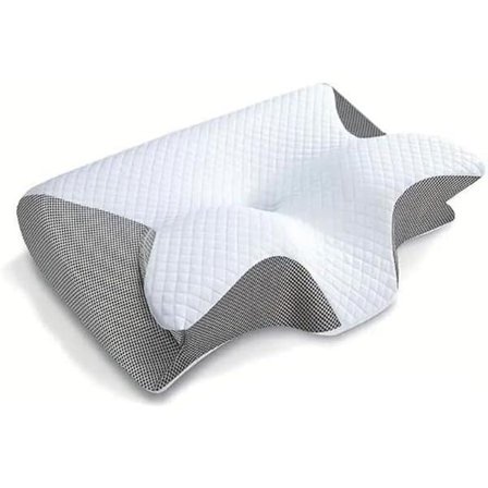 Orthopedic Pillow / Memory Foam Pillow - Breathable & Relieves Neck Pain, Suitable for All Sleeping Positions