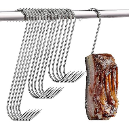 15 stk. Kødkroge, Rustfrit Stål Hængekroge, S-Formet Hængekroge Tung Gave