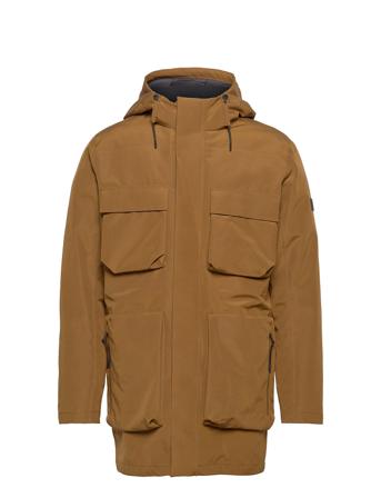 Slhlars Tech Jacket W Brown Selected Homme