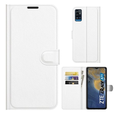 Classic ZTE Blade A71 fodral - Vit