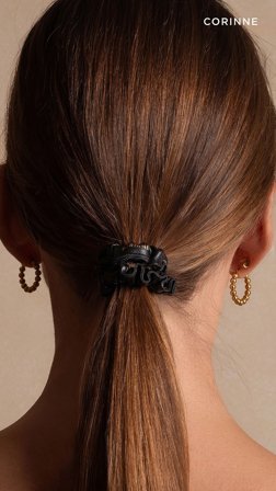 CORINNE Vegan Scrunchie Narrow Narrow, Hår, Hårpynt, Hårelastikker