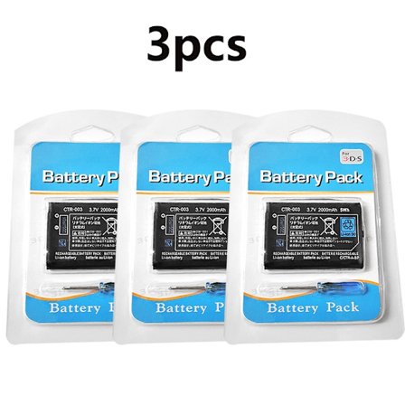 2000 mAh CTR-003 Nintendo 2DS 3DS:lle UUSI 2DS XL Akku CTR-003 Nintendo 3DS N3DS Peliohjaimelle Uusi 3DS 3DS