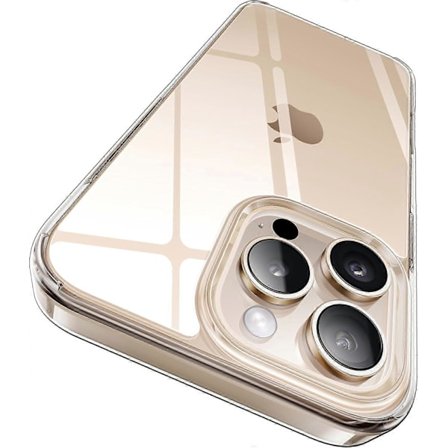 2024 Crystal Clear iPhone 16 Pro Max -kuori, iskunkestävä suojakotelo ohut ja tyylikäs iPhone 16 Pro Max -puhelimelle, kirkas