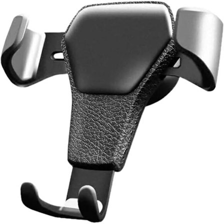 Universal Gravity Telefonholder Bilventilationsholder Metal Mobil Stand 360 Graders Rotation GPS-støtte til Smartphone Ventilationsholder til 