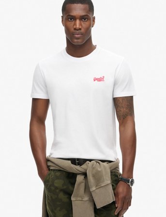 Superdry Vintage Logo Emb Tee - Orange - XXXL