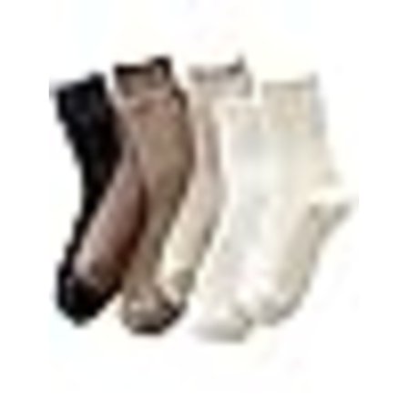 6 par Dame Søte Crew-Sokker Casual Atletiske Estetiske Sokker Nøytrale Bomullsokker for Kvinner Granola Jenter Klær