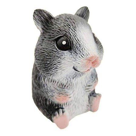 Stressleksak Hög Imitation Djur Dekompression Långsam Rebound Söta Hamster Anti-stress Kläm Leksak för Vuxna, Svart