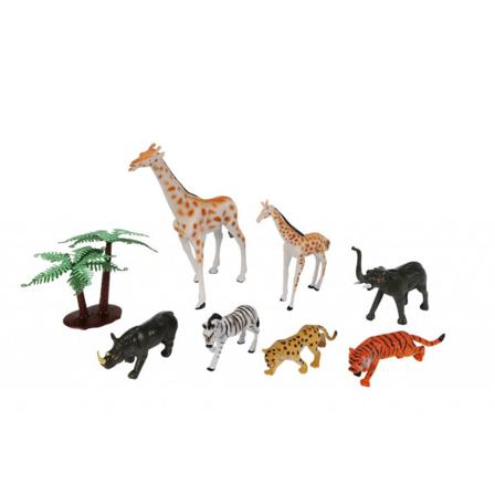 Simba Wild Animals Safari Vilda Djur 7-pack Giraff Zebra Mfl 499