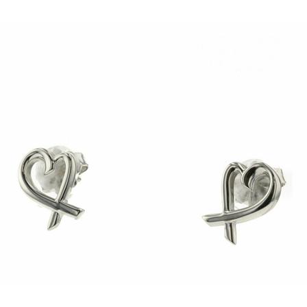 Tiffany & Co. Pre-owned, Earrings Grijs, Dames, Maat:ONE Size