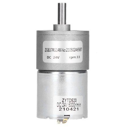 24V DC Mikro Gear Motor ZGB37RG 33R 24V 1 Styk