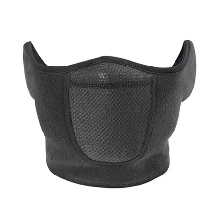 Ansigtsbeskyttelse Cykelmaske Åndbar Fleece Halv Maske Vindtæt Cykel Ansigtsdækning Til Vintercykling Og Udendørs Sport