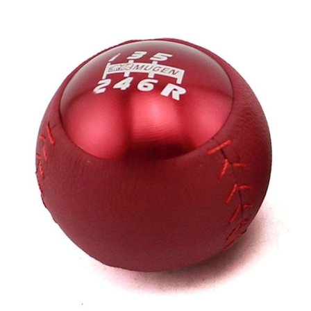 #Växelspaksknopp, Växelspakshuvud Läder Växelspak Baseball#