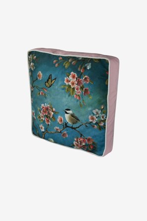 Wallity - Istuintyyny 42 x 42 cm - Sininen - Istuintyynyt - - Homeroom