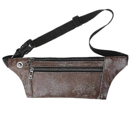 PU Lær Retro Midje Messenger Bryst Sports Belteveske
