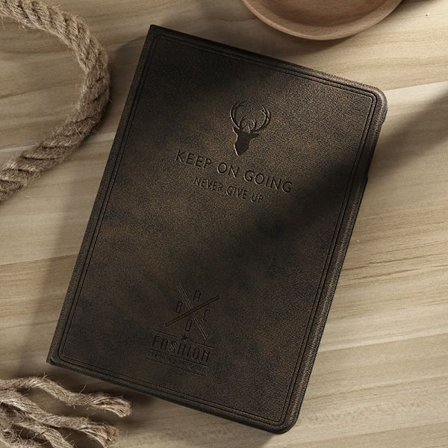 Tyylikäs suojakotelo iPad Mini4/Mini5 7.9" Hirvenpää Kahvi Pehmeä Nahka