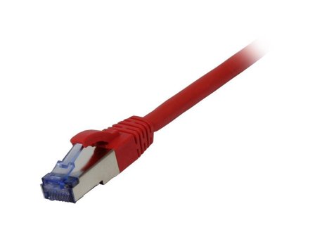 SYNERGY Patchkabel RJ45, CAT6A 500Mhz, 20m, rot, S-STP(S/FTP), Synerg