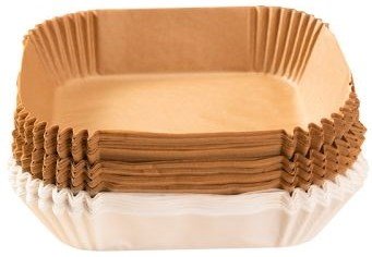 nqkitchen-50-pack Square Air fryer blotting paper (S)-50-pakning bakepapir til airfryeren-Food preparation-Airfryer