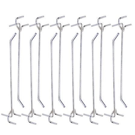 40 stk. Hylde Krog Supermarked Hylder Tre Fod Krog Hulplade Krog Tre Gaffel Trekantet Hulplade Krog