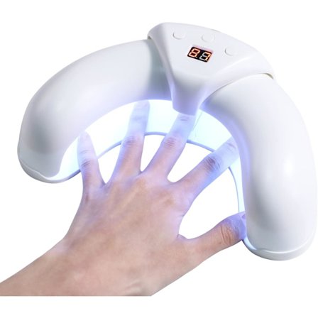 Gel UV LED-nagellampa, 36 W UV-nagellampa med 3 timerinställningar, skalbar design