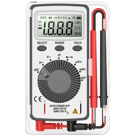AN101 Mini Digital Multimeter Multimeter Tester DC/AC Spænding LCR Meter Lomme Professionelle Testere