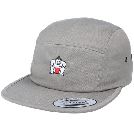 Iconic - Grey 5panel Czapka Z Daszkiem - Tiny Sumo Grey 5-Panel @ Hatstore