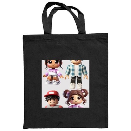 Stoffpose Fire Roblox-karakterer i 3D-stil med ulike klær og frisyrer, fargerike detaljer og lekende uttrykk på en lys bakgrunn