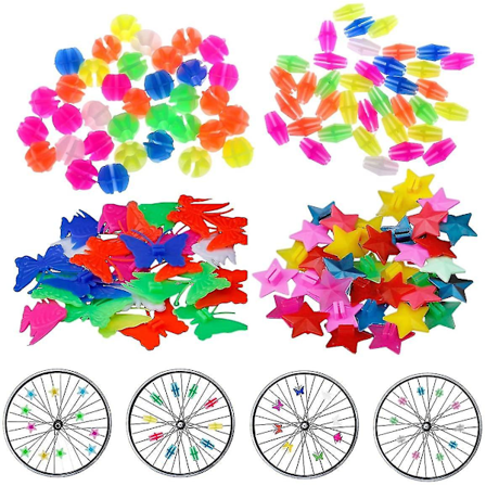 Børnecykel Tilbehør Eger Klips, Perler, Hjul Perlet Dekoration