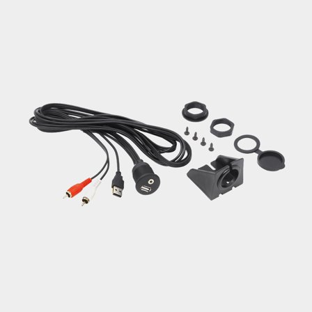 USB- & AUX-udtag Hertz HMA, 2 meter, til skotmontering, passer til HMR 20, HMR 10 D & HMR 10