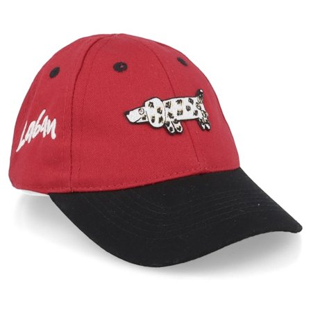 Lilla Spöket Laban - Rouge adjustable Casquette - Kids Rufus Infant Cap Red/Black Adjustable @ Hatstore