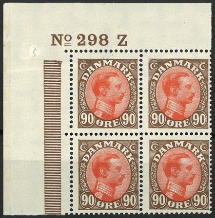 Danmark - AFA 109 i marginal blok - Postfrisk