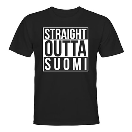 Straight Outta Suomi - T-SHIRT - HERR