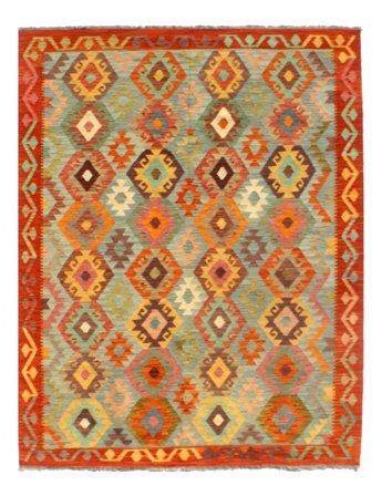 Oriental Kilim Afghan Old Style Rug 174X244 Wool
