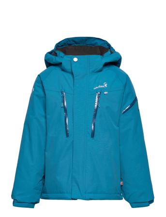 Helicopter Winter Jacket Kids Mint 110/116 Blue ISBJÖRN Of Sweden