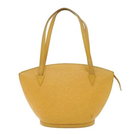 Louis Vuitton Vintage, Pre-owned Leather louis-vuitton-bags Geel, Dames, Maat:ONE Size
